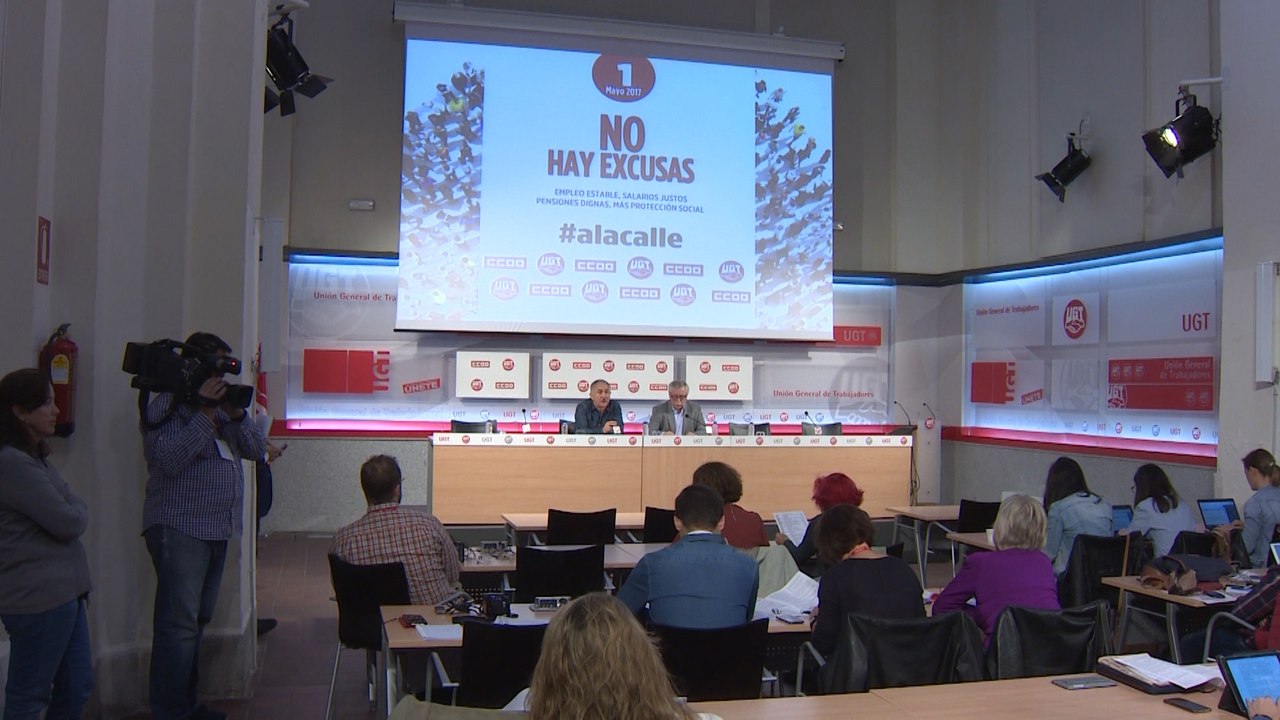 CCOO y UGT convocan manifestaciones para el 1 de mayo