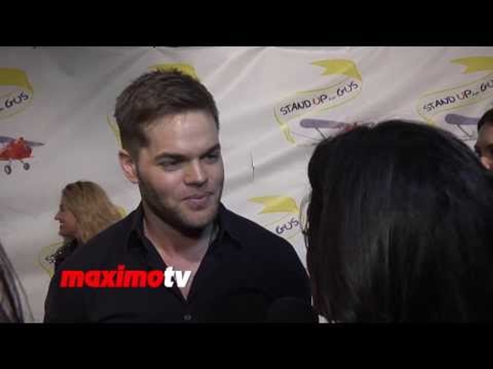 Wes Chatham Interview "Stand Up For Gus" Benefit Event - The Hunger Games: Mockingjay