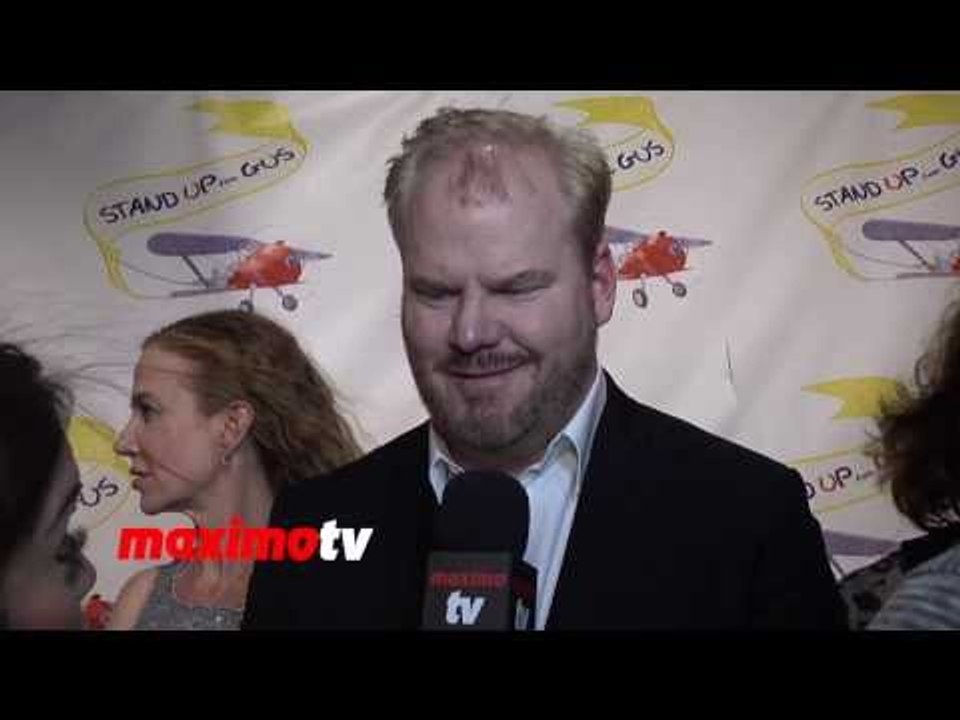 Jim Gaffigan Interview "Stand Up For Gus" Benefit Event Red Carpet - Comedian / Actor