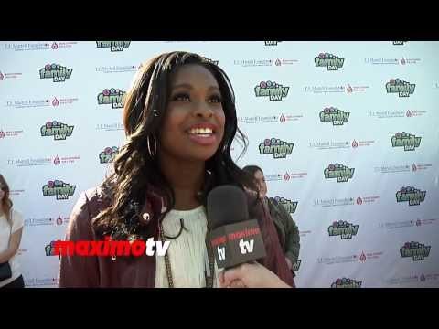 Coco Jones INTERVIEW at T.J. Martell's 5th Annual Family Day LA Red Carpet - Actress / Singer