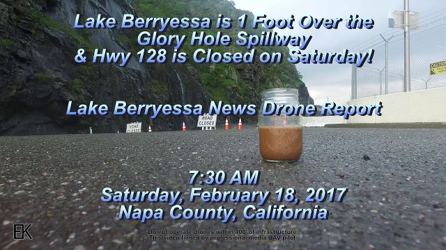 Bizarre Hole Formed In This Lake, So Someone Flew A Drone Inside And Captured This Footage