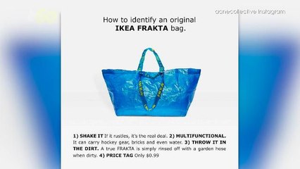 Balenciaga Ripped Off Ikea's Blue Bag, So They Put Out This Hilarious Ad