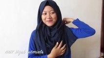 Tutorial Hijab Pashmina Segi Empat Simple Harian #NMY Hijab Tutorials