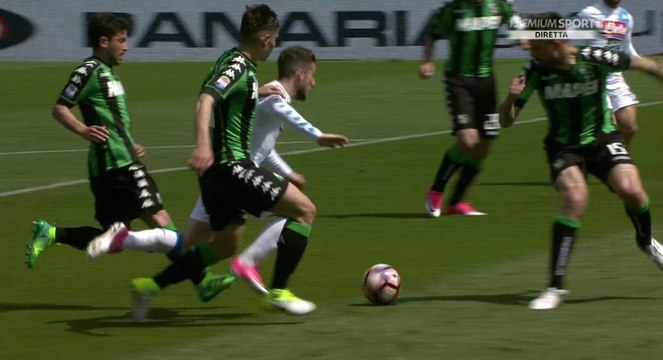 Sassuolo - Napoli 2-2 Gol e sintesi HD - Serie A 33^esima giornata 23.4.2017