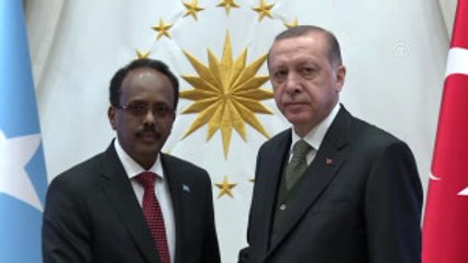 Cumhurbaşkanı Erdoğan, Somali Cumhurbaşkanı Fermacu Ile Bir Araya Geldi