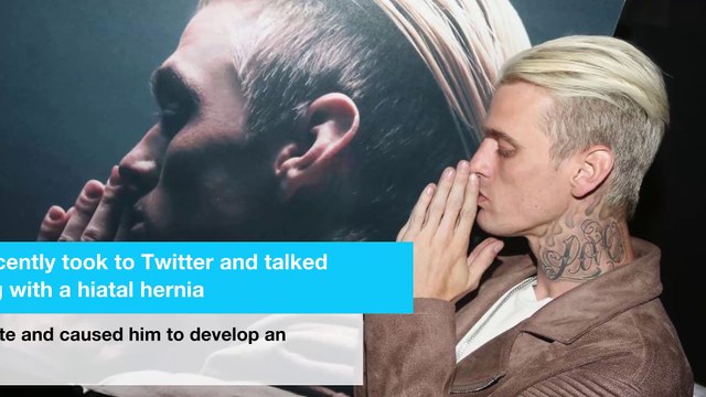 Aaron Carter confesses secret to fans: 'I have an eating disorder