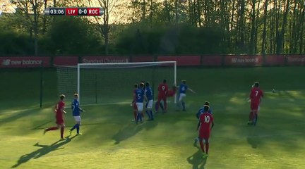 Tom Brewitt Goal - Liverpool u23s 1-0 Rochdale u23s - 26/04/17