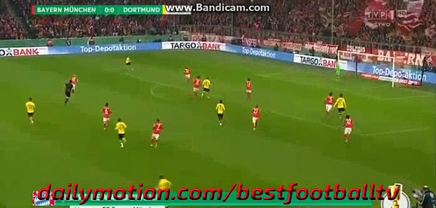 Marco Reus Super Chance - FC Bayern vs Borussia Dortmund - DFB Pokal - 26.04.2017