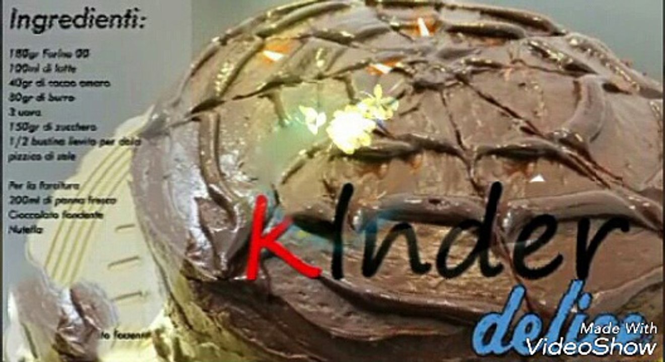 Ricetta Torta Kinder Delice
