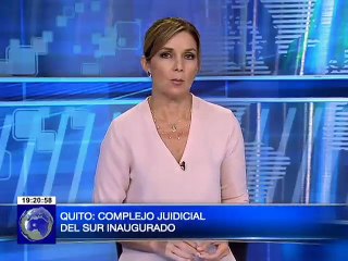 Presidente Correa inauguró el complejo judicial del sur de Quito