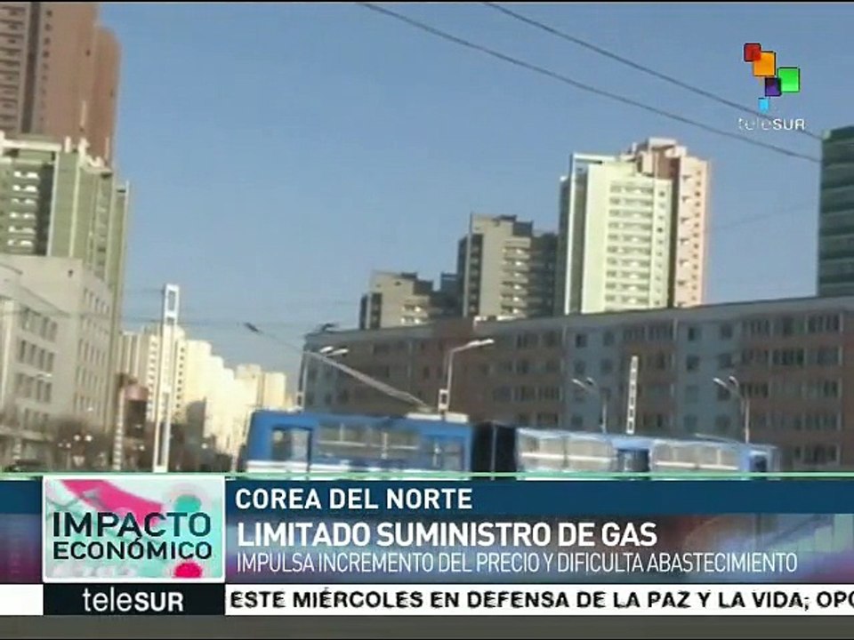 Norcorea limita el suministro del gas y sube el...