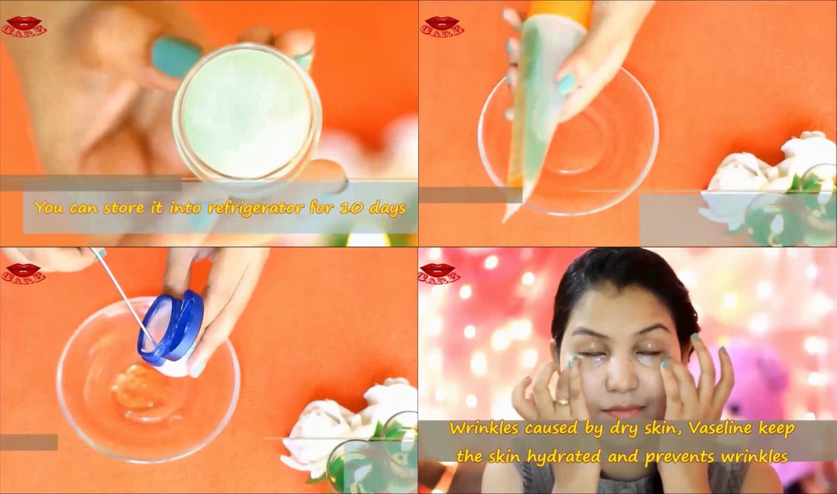 Dark circles, wrinkles removal, anti ageing eye cream DIY_powerfull homemade under eye gel