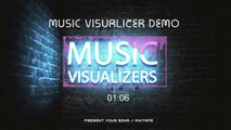 Music Visualizer Royalty Free - Neon Style