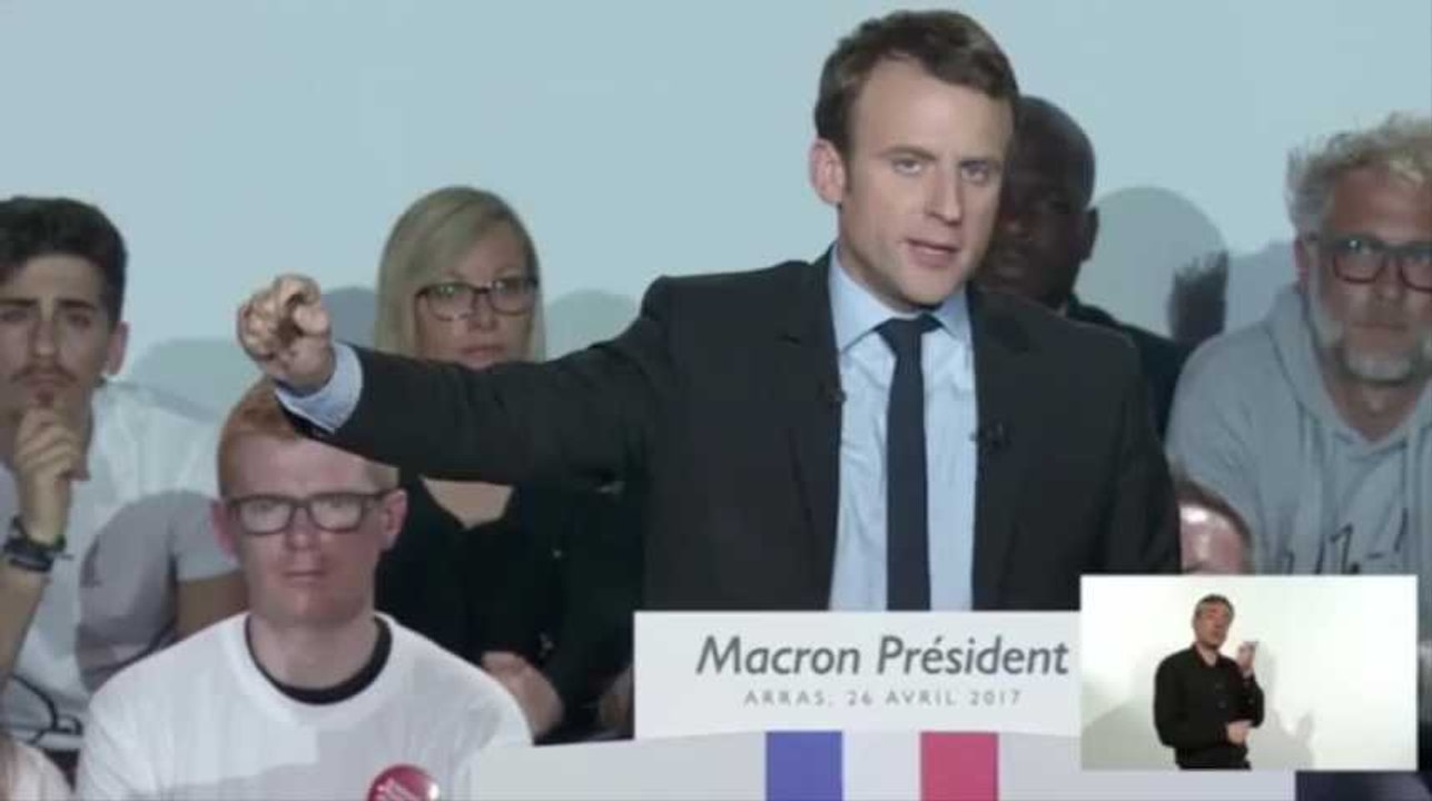Macron : "Honte aux somnambules du XXIe siècle ! Nous, nous sommes debout et en marche !"
