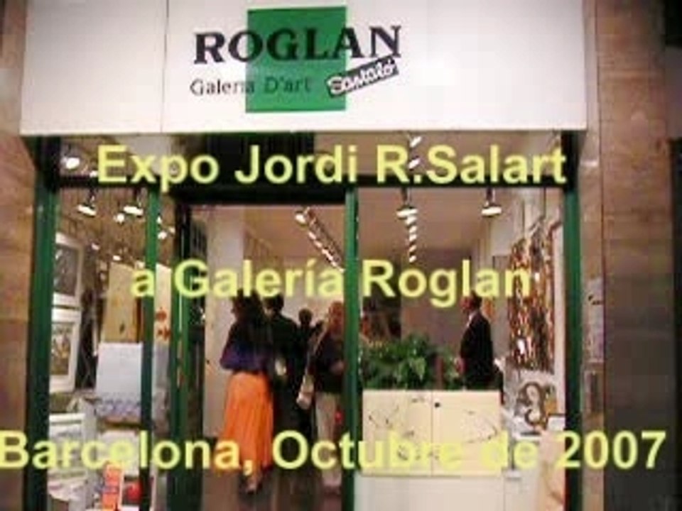 Expo Jordi R.Salart en Galería Roglan BCN