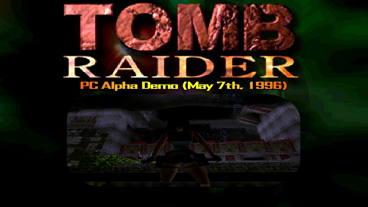 Tomb Raider 1-PC Alpha Demo (May 7th , 1996) - YouTube (720p)
