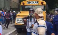 Activists Report Police Throwing Tear Gas in Front of Caracas School