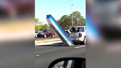 SUV Caught on Camera Towing Boat In WORST POSSIBLE WAY