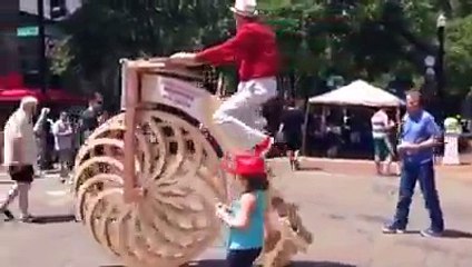 Amazing bicycle display. Have you seen such a thing before...
