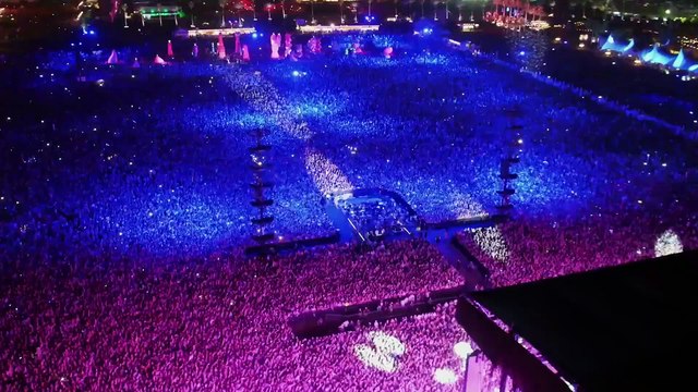 Coachella Shooting Star Drones Light Show Intel