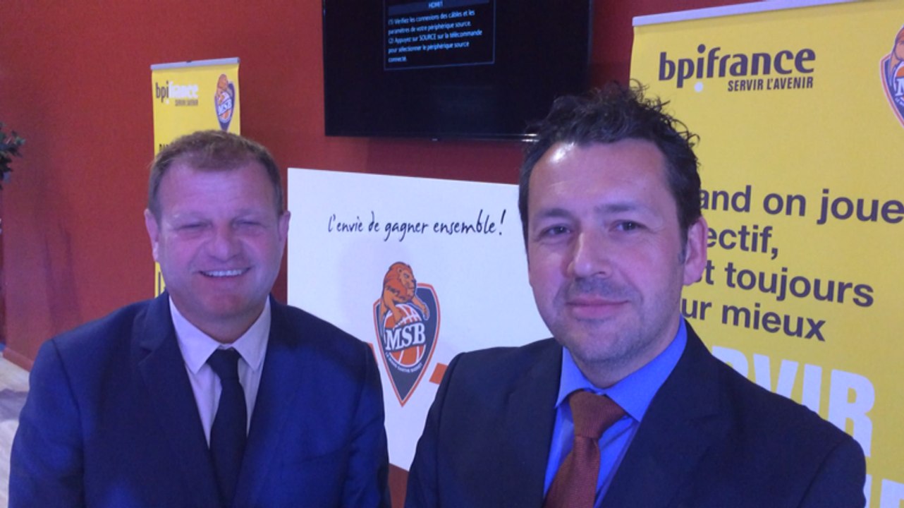 Le Mans Sarthe Basket avec son partenaire  Bpifrance