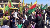 Syrian Kurds protest against Turkish raids