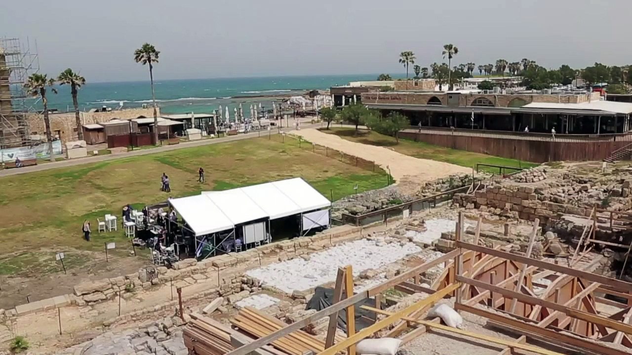 Israel uncovers ancient Roman history at Mediterranean port