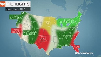 What will the weather be like across the US this summer?