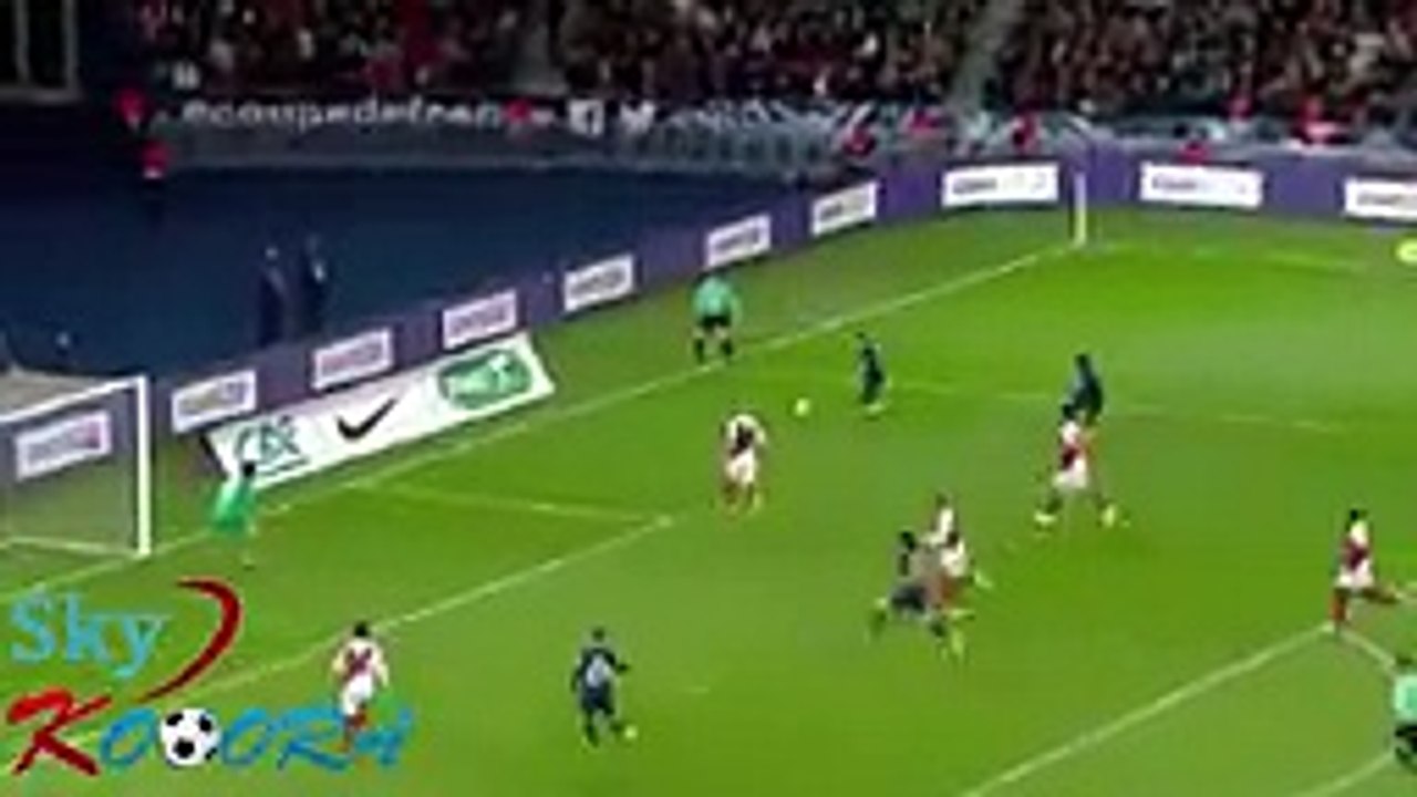 اهداف مباراه باريس سان جيرمان 5-0 موناكو 26-4-2017