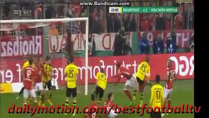 Javier Martinez Goal Bayern 1-1 Borussia Dortmund - 26.04.2017