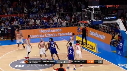 Εφές 64-60 Ολυμπιακός -  Στιγμιότυπα - 26.04.2017