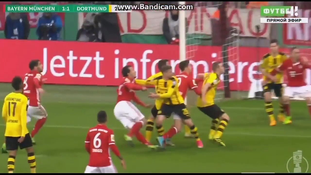 Résumé Bayern Munich 2-3 Borussia Dortmund buts