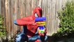 Spidergirl Pranks Spiderman! Bubble Gum Poo Toilet Prank! Bad Baby Joker Spiderbaby Superhero Fun!-LB2lfyAs