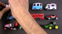 Learning Street Vehicles for Kids #4 - Hot Wheels, Matchbox, Tomica トミカ Cars and Trucks, Tayo 타요-mkI