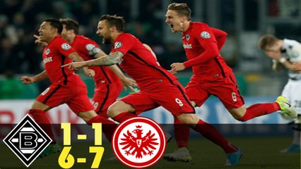Borussia Mönchengladbach vs Eintracht Frankfurt 1 - 1 (6-7) Full Higlights
