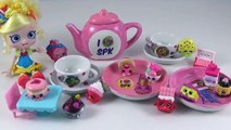 Shopkins DIY Tea Set! Shopkins Surprise Egg, Shopkins Qube, Kids Craft Toy Video Paint Shopkins-HqmkrT