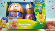 Best Learning Colors Video for Children Toy Bubble Guppies Stacking Cup and School Bus Finger Family-IOOIEL