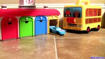 Tayo Garage Station Fire Truck Frank Disney Cars Surprise Toys ! 소방차와 타요 또봇 소방차놀이 깜짝 계란 장난감 카 디즈니카 2-IGoWsH