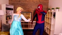 Frozen Elsa & Spiderman TRAPPED BY MALEFICENT! w_ Joker Anna Rapunzel Catwoman! Superhero Fun-SsQn6Dw