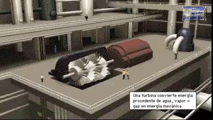 TURBINA A VAPOR QUE ES Y COMO FUNCIONA REPRESENTACION ANIMADA ANIMACION
