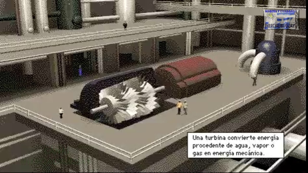 TURBINA A VAPOR QUE ES Y COMO FUNCIONA REPRESENTACION ANIMADA ANIMACION