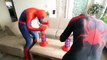 Spiderman vs Joker Buuble Gum Prank! w_ Frozen Elsa Superman Real Life Superheroes Movie-tE