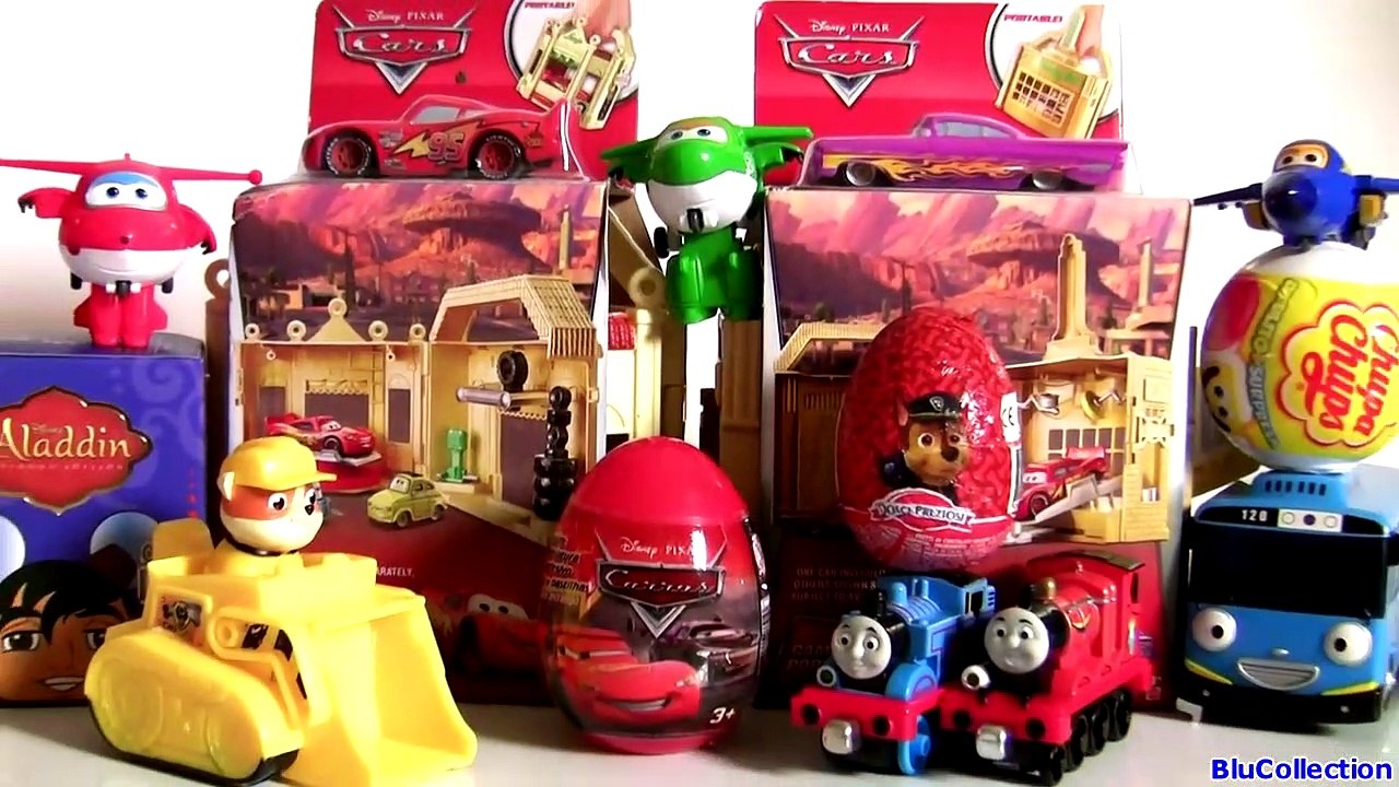 Tayo Bus 꼬마버스 타요 Disney Cars 2 Thomas Surprise...