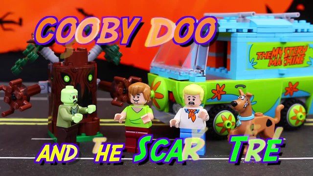 Scooby Doo Lego Mystery Machine Captures Batman Legos with Spiderman and Captain America Flash Masks-jRIKaLB
