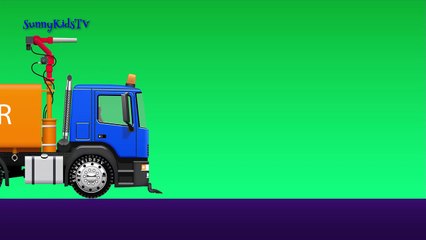 Trucks for kids. Water Truck. Chocolate Eggs. Learn Colors. Cartoon for children.-h9F1jvX