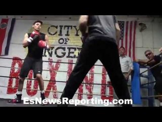 Ryan Garcia showing off his boxing skills !! - EsNews Boxing