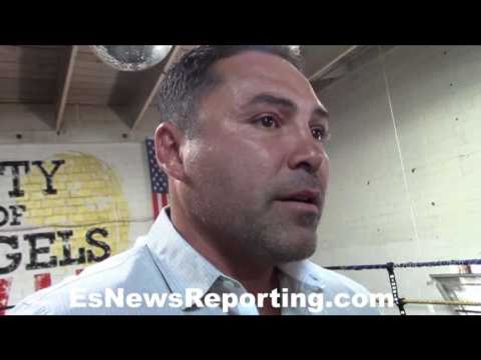 Oscar De La Hoya on if Canelo loses:"WE WILL DO IT AGAIN!" It depends how you lose!