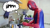Spiderman vs Frozen Elsa & Joker Pranks w_ Princess Eats Snake & Funny Superheroes-zamefgGjR