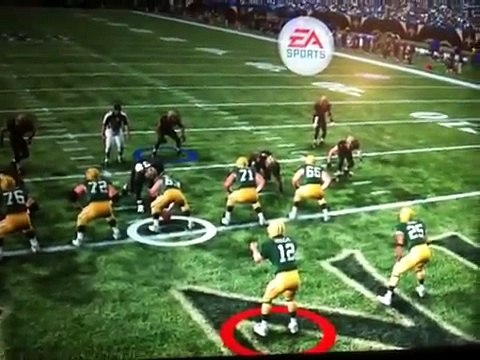 Greg Jennings (Broken Leg) scores on the saints