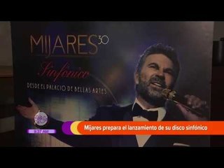 Mijares grabó nuevo disco en Bellas Artes